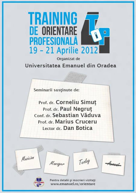 Training de Orientare Profesională 2012, Oradea