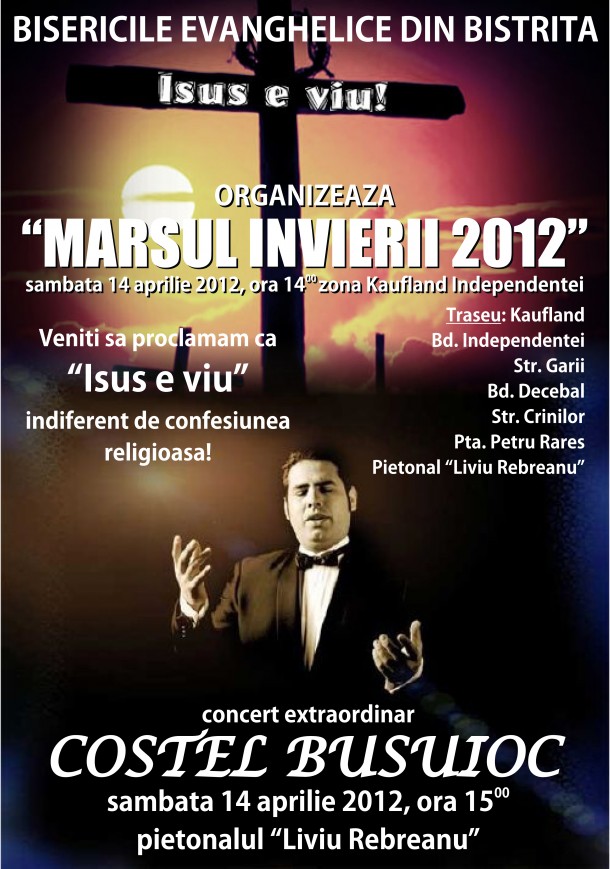 Marșul Învierii la Bistrița