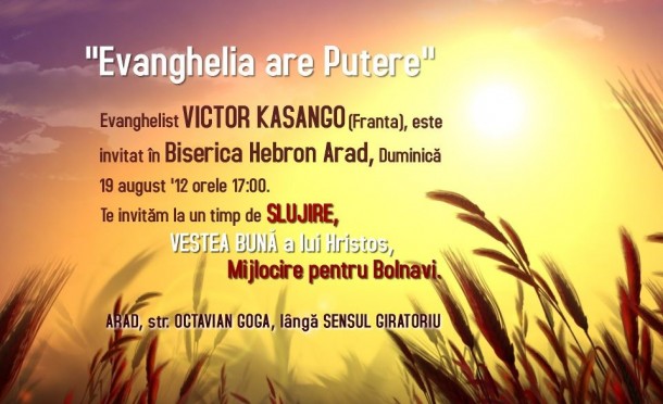 Eveniment evanghelistic – “Evanghelia are putere”