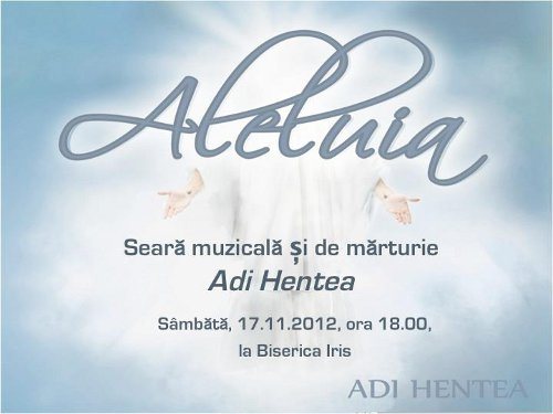Adi Hentea la Cluj-Napoca