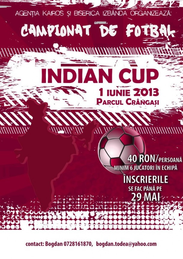Campionatul Caritabil de Fotbal “Indian Cup”, București