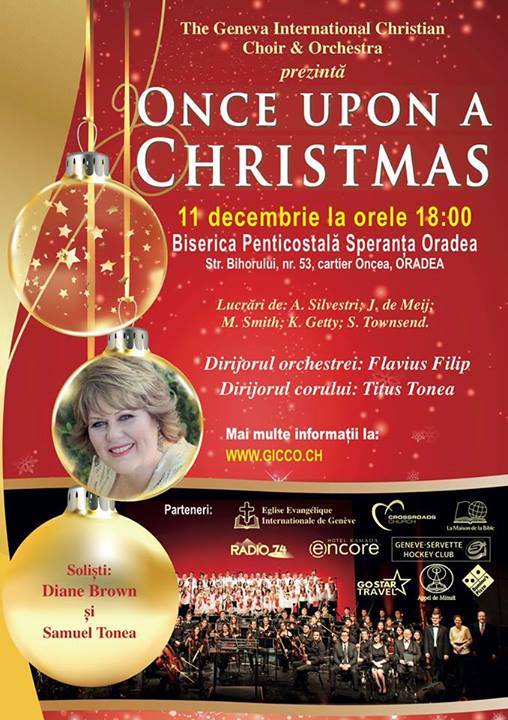 Corul și Orchestra Internațională din Geneva prezintă concertul special de Crăciun: “Once Upon a Christmas”