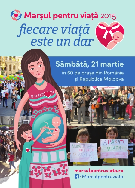 Programul Săptămânii pentru viață 2015 „Fiecare viață este un dar”, București