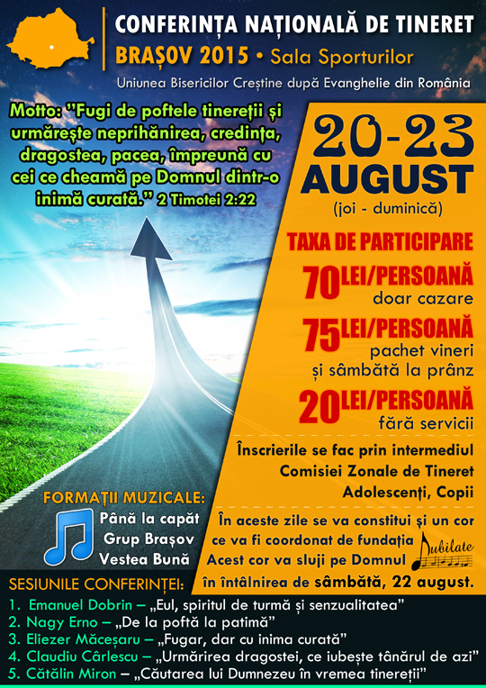 Conferința națională de tineret Brașov 2015 – BCER–UBCE