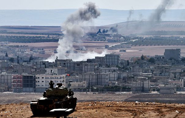 Ecourile martirilor executaţi de ISIS la atacul oraşului Kobane din Siria