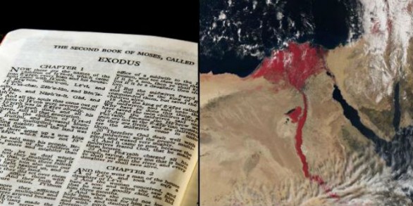 Imaginea Nilului de sânge şi mesajul biblic adus sub ochii noştri
