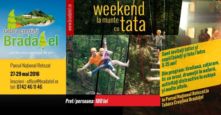 Weekend la munte cu tata – Ediția de primavară