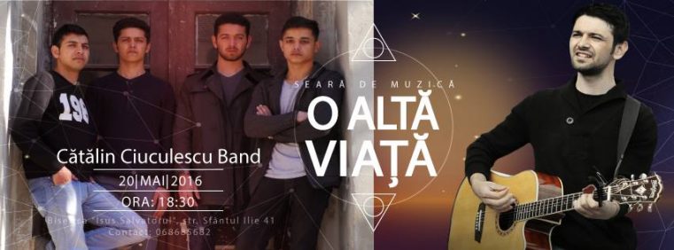 SEARĂ de MUZICĂ: “O altă viaţă” cu Cătălin Ciuculescu Band la Chişinău