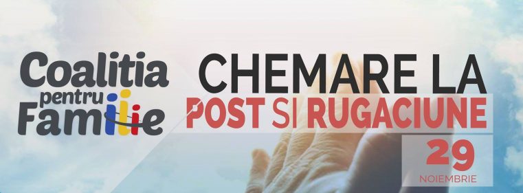 POST şi RUGĂCIUNE pentru România