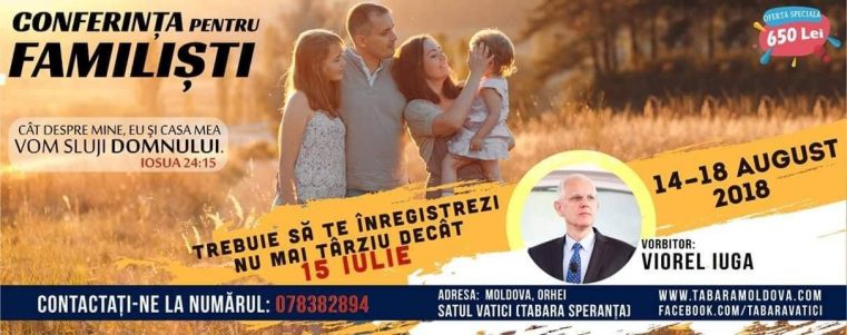 Conferința pentru Familiști cu Viorel Iuga, la Vatici, Republica Moldova