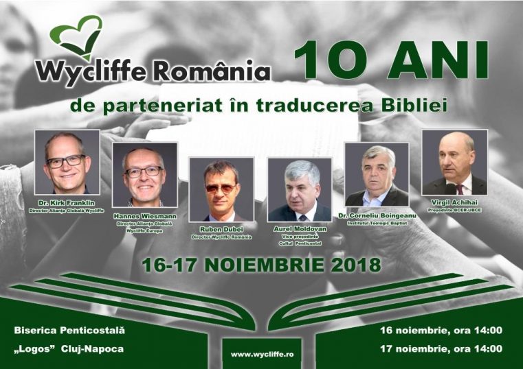 Wycliffe România – 10 ani de parteneriat în traducerea Bibliei