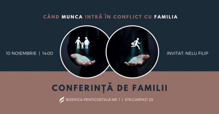 Conferința „Când munca intră în conflict cu familia“ la Cluj-Napoca