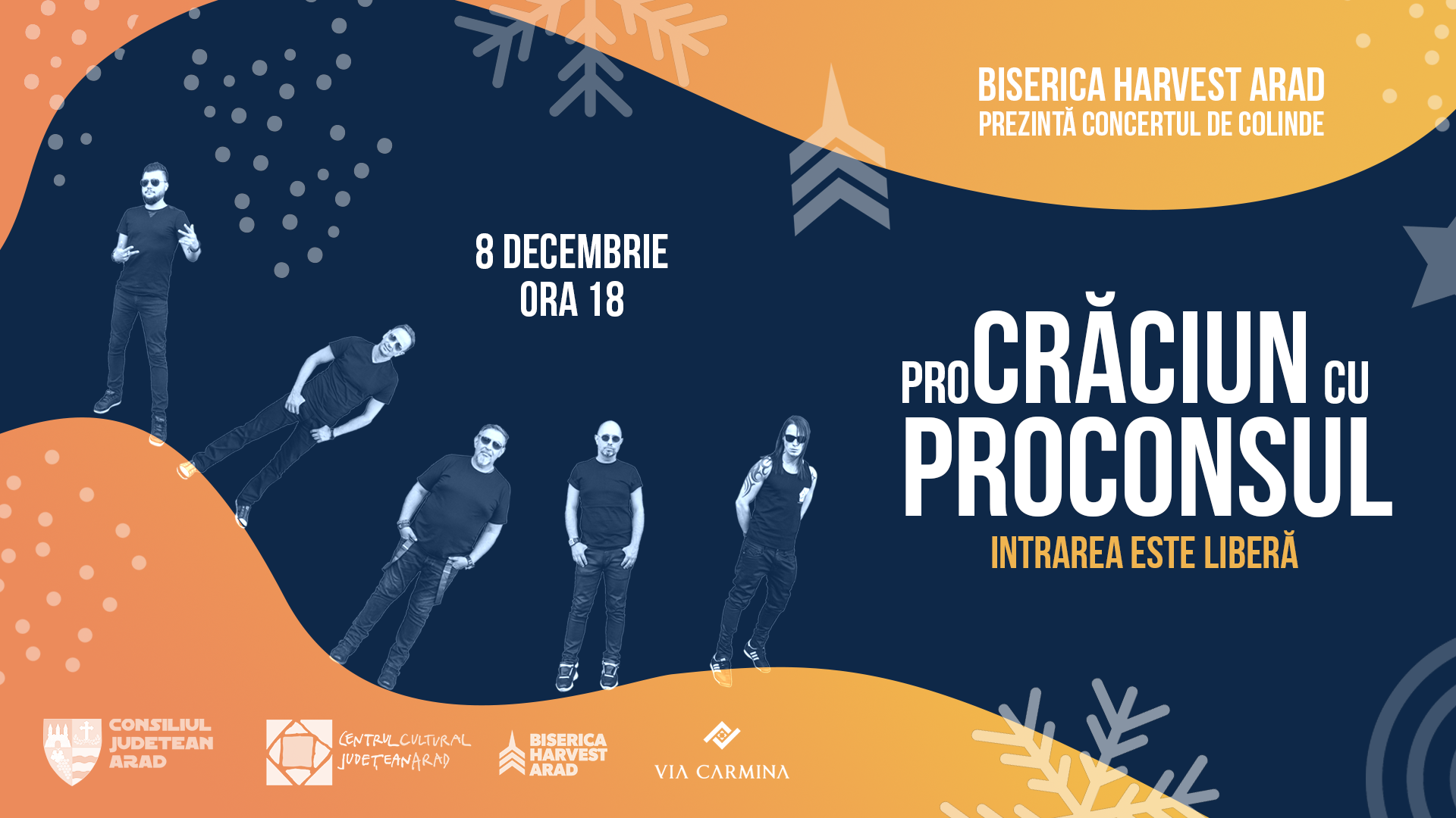 Concert de colinde cu Proconsul la Arad