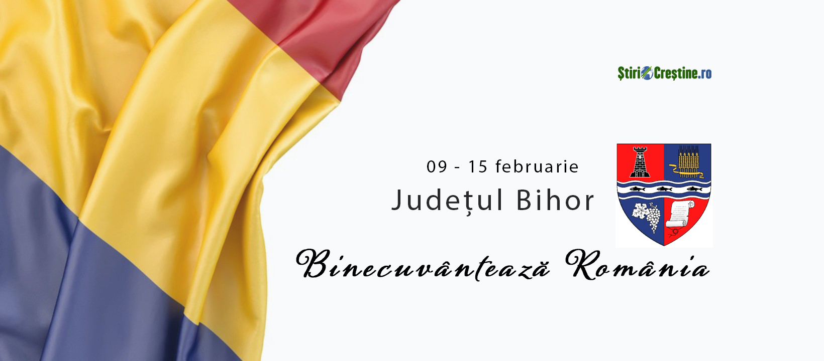 ȘTAFETA RUGĂCIUNII 2020: „Binecuvântează România” ajunge în județul Bihor!