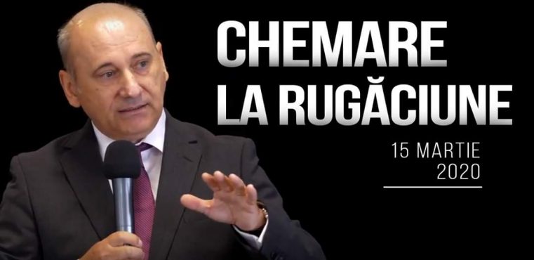 Virgil Achihai: În situații de criză suntem chemați la rugăciune!