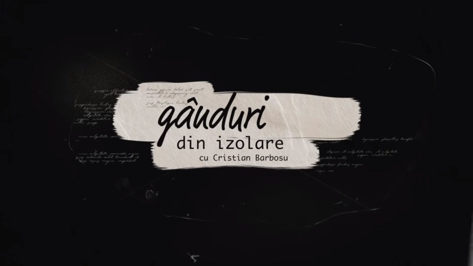 Gânduri din Izolare cu Cristian Barbosu: Ce ar trebui să facă creștinul dacă ajunge infectat cu Covid?