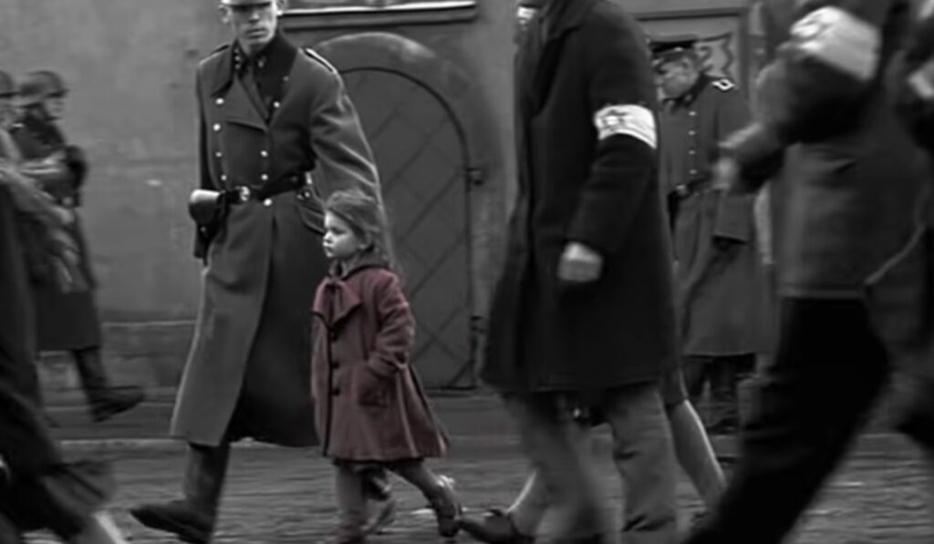 Actriță din filmul „Lista lui Schindler” care a interpretat rolul fetei în haină roși implicată în ajutorarea refugiaților ucraineni