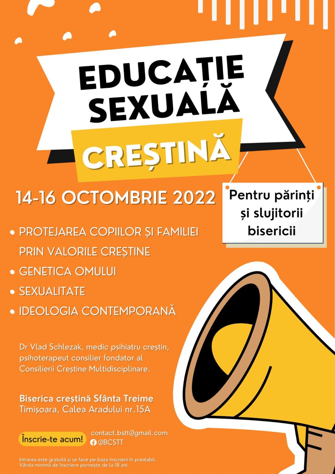 Conferință privind tema educației sexuale în lumina valorilor creștine