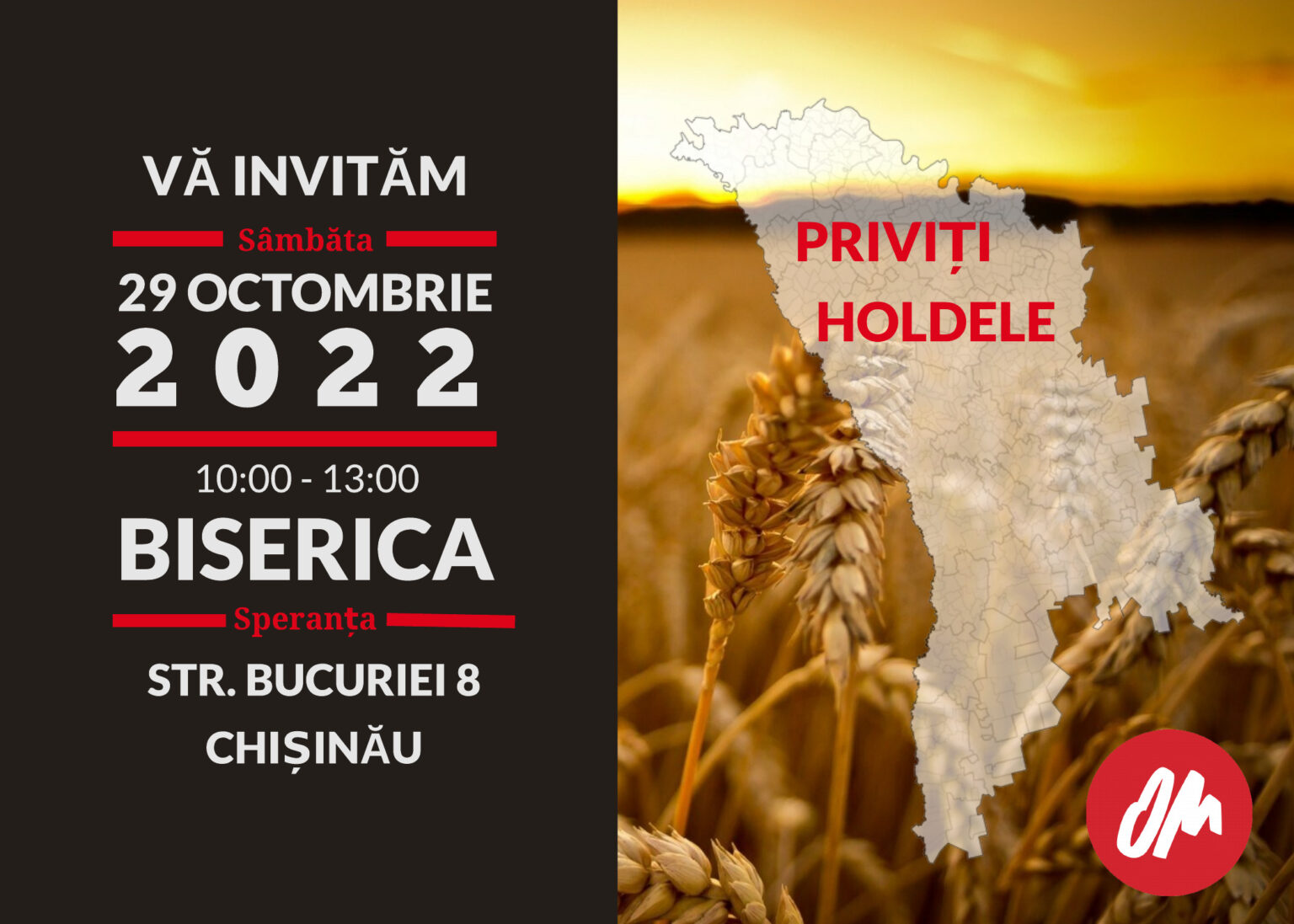 Conferința OM Moldova: „Priviți Holdele” la Chișinău
