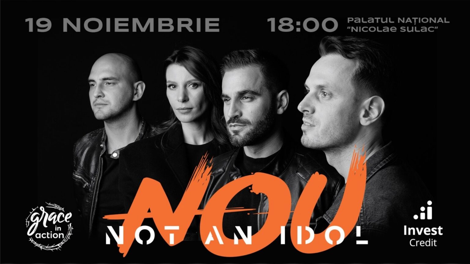 Concert Not an Idol la Palataul Național din Chișinău