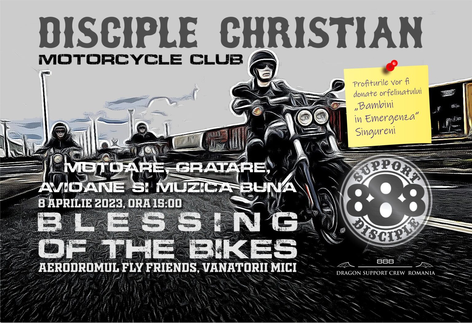 DCMC România te invită la evenimentul „Blessing of the Bikes”