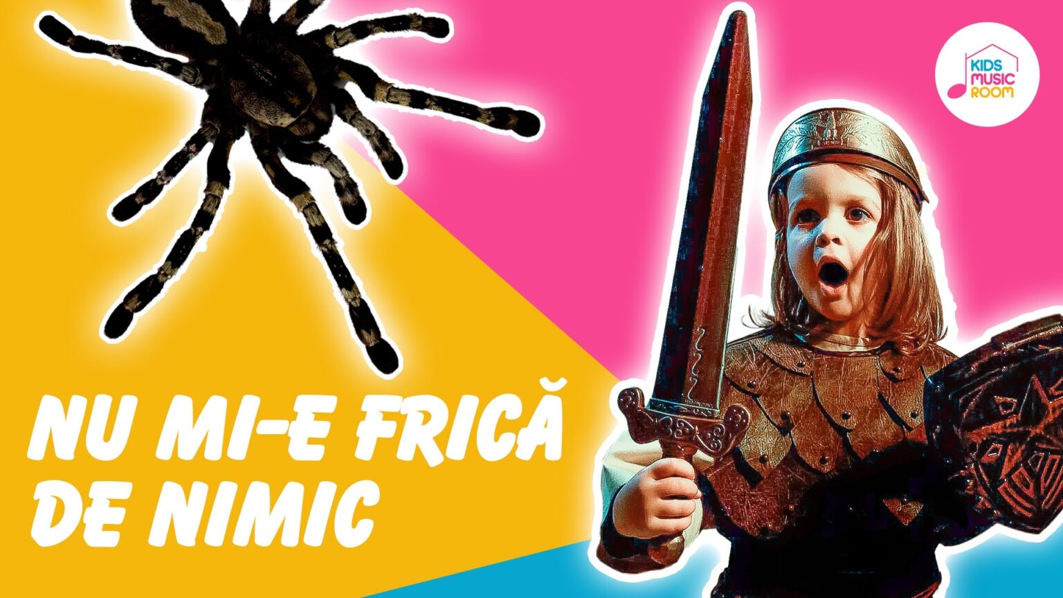 „Nu mi-e frică de nimic” – o nouă piesă pentru copii din colecția Kids Music Room