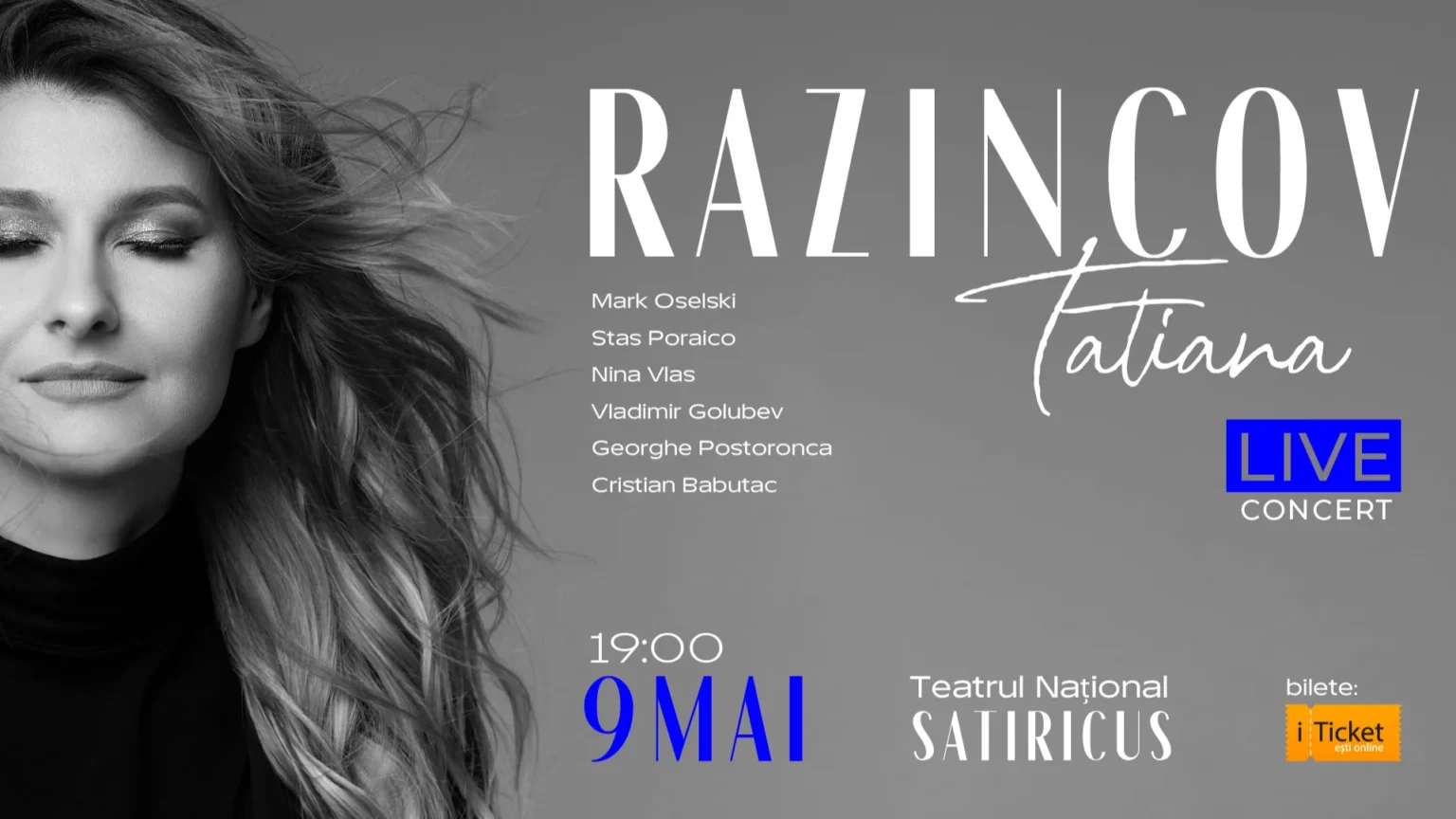 Tatiana Razincov într-un concert inedit LIVE la Chișinău