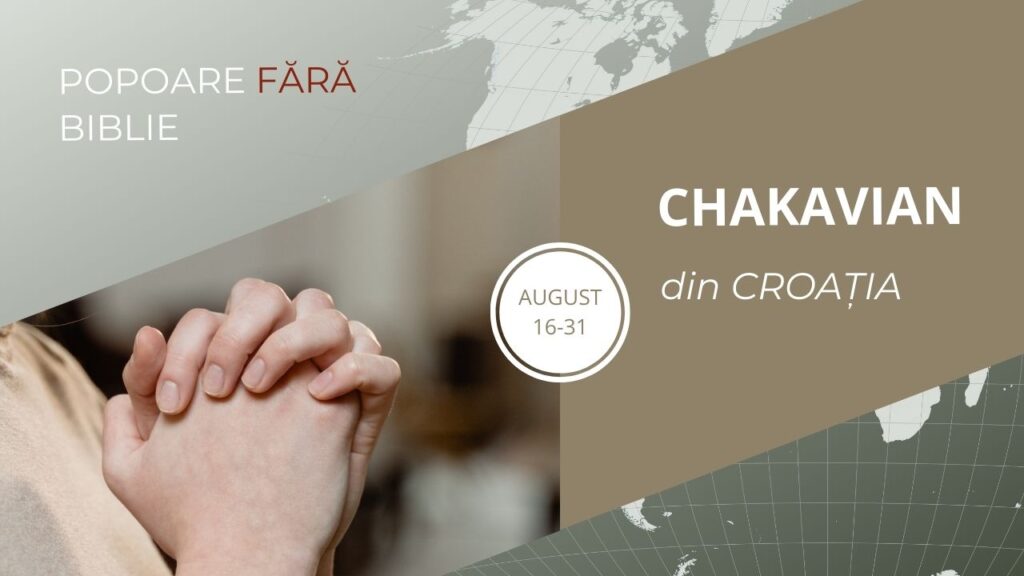 Jurnal de rugăgiune: Rugăciune pentru popoarele fără Biblie – Chakavian, Croația