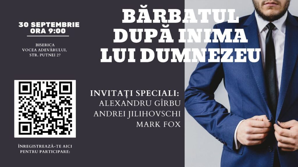 Conferința pentru Bărbați: „Bărbatul după inima lui Dumnezeu” la Chișinău