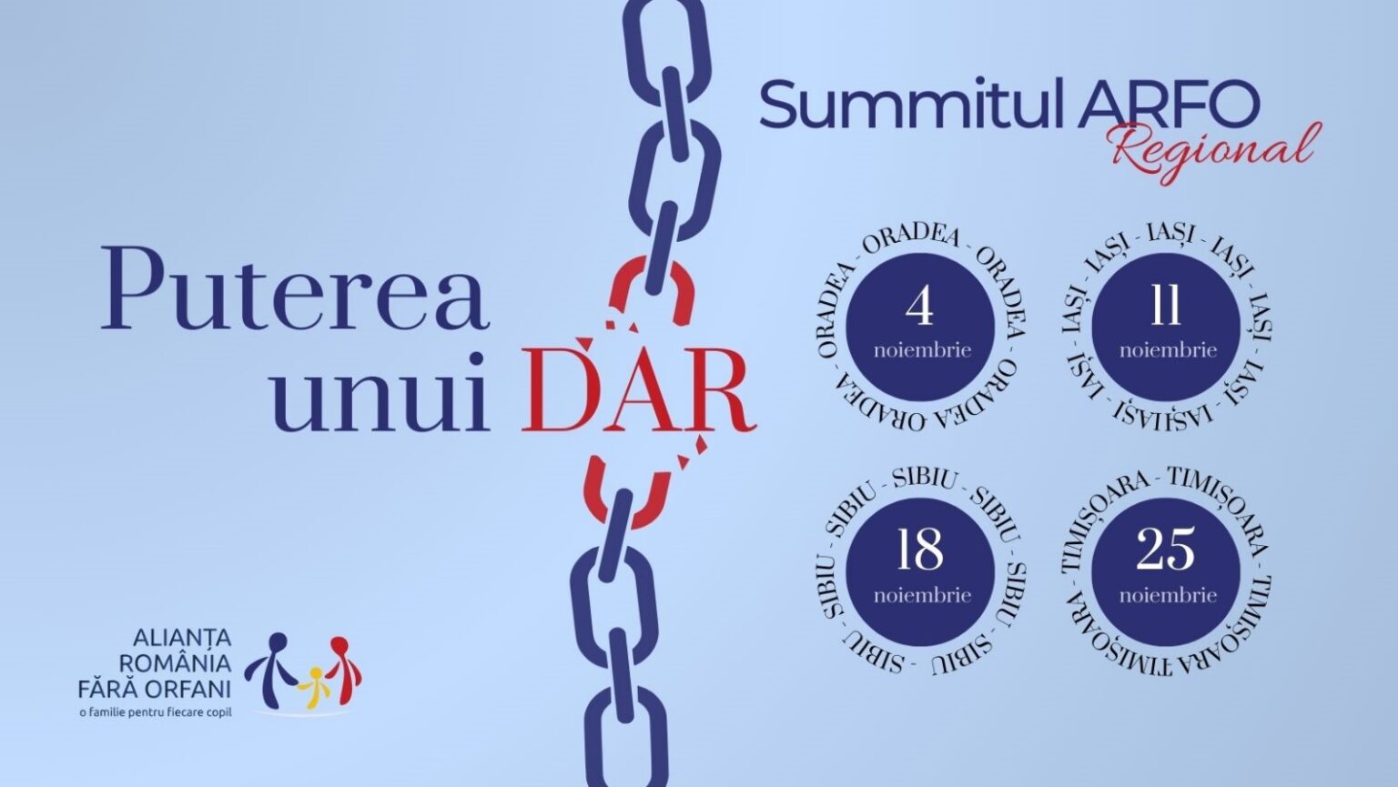 Puterea unui DAR: Eveniment regional dedicat adopției