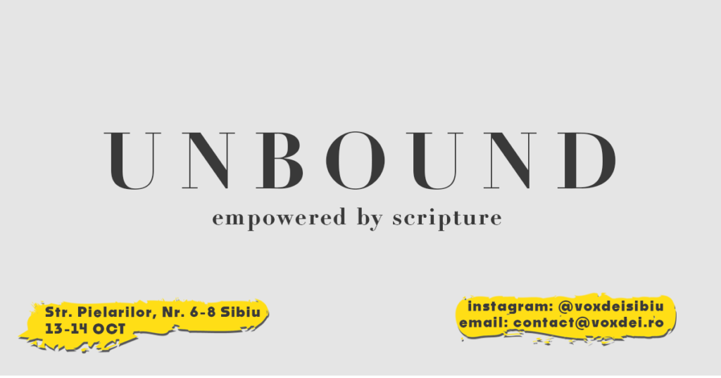 Conferința de Tineret: „Unbound” la Sibiu