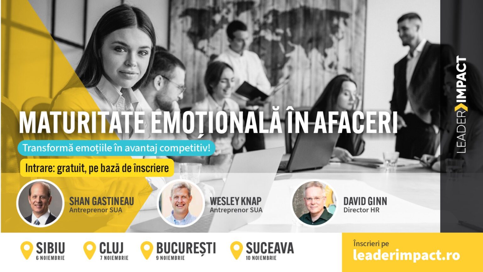 Summit-ul de Leadership: „Maturitatea emoțională în afaceri”