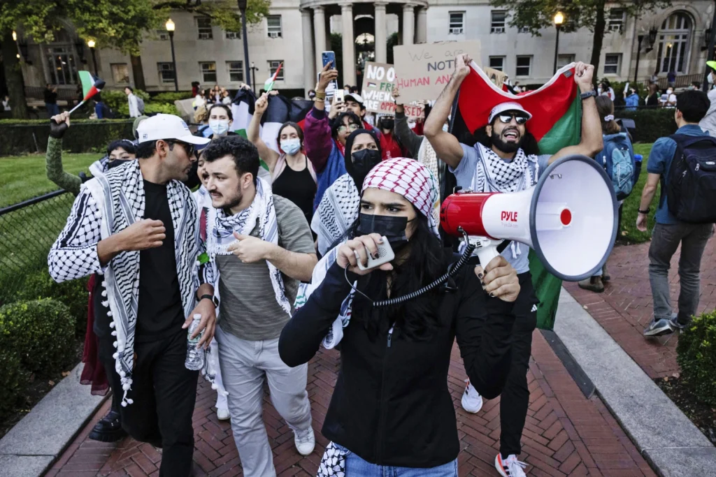 O serie de proteste antisemite a cuprins marile universități americane