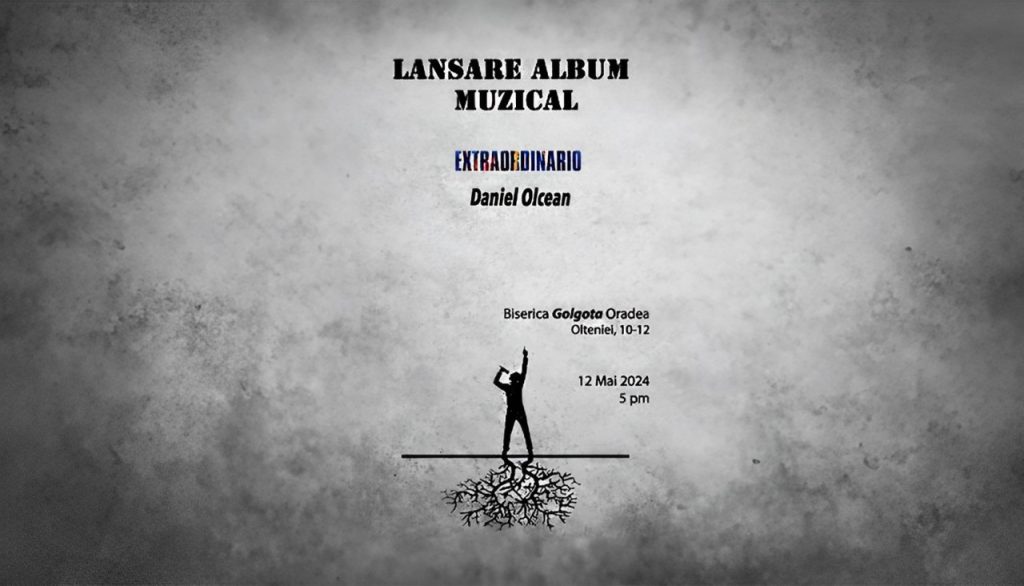 Daniel Olcean lansează duminică noul album muzical “Extraordinario”, la Oradea