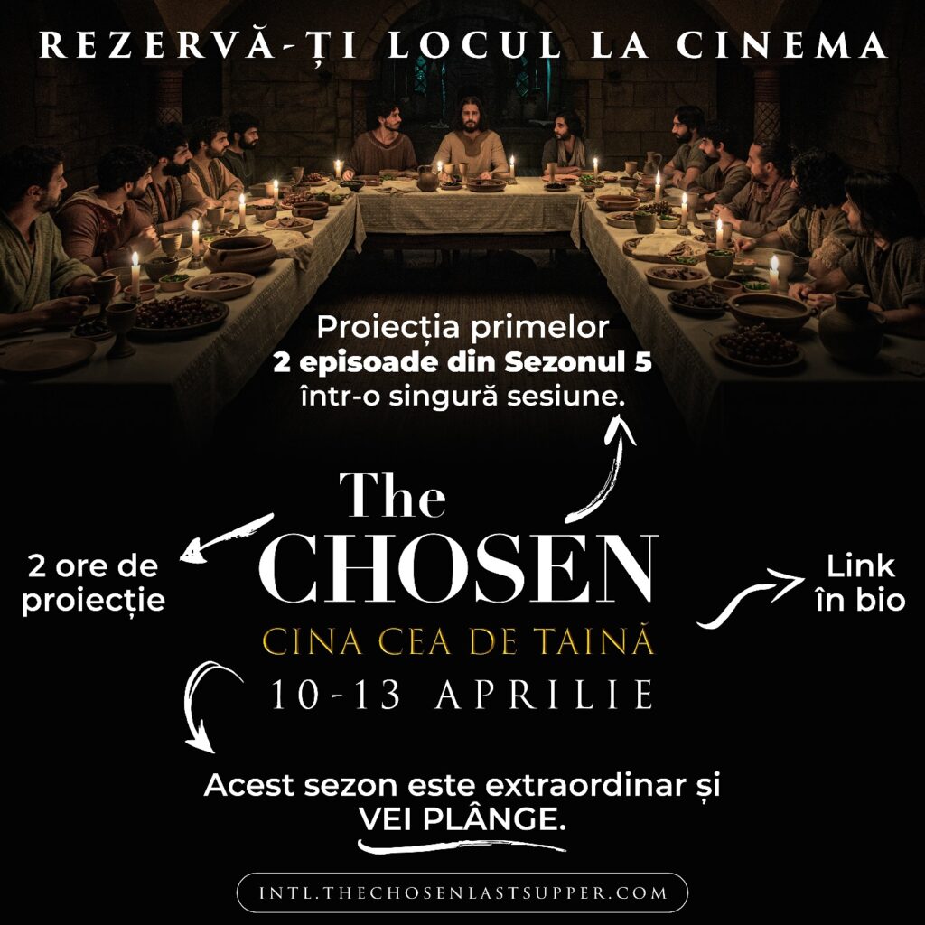 The Chosen: „Cina cea de Taină” – Un moment istoric în cinematografele din România