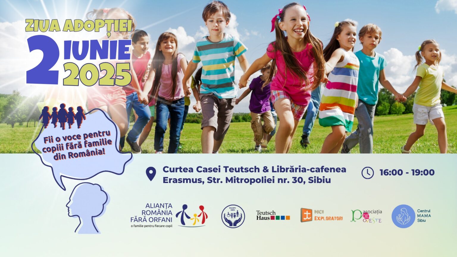 Ziua Adopției celebrată la Sibiu: O invitație la iubire, curaj și comunitate
