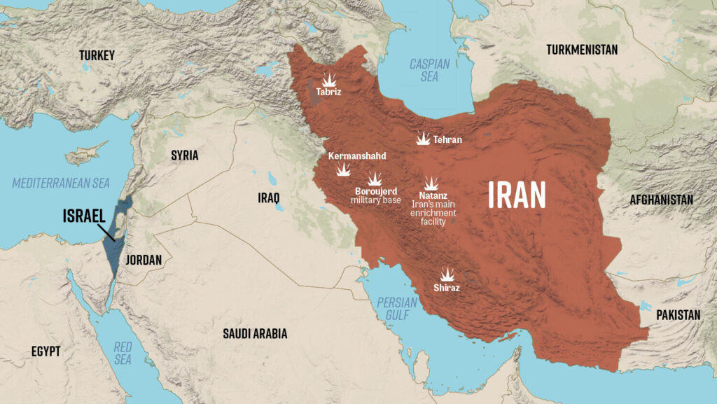 Israel a atacat Iranul