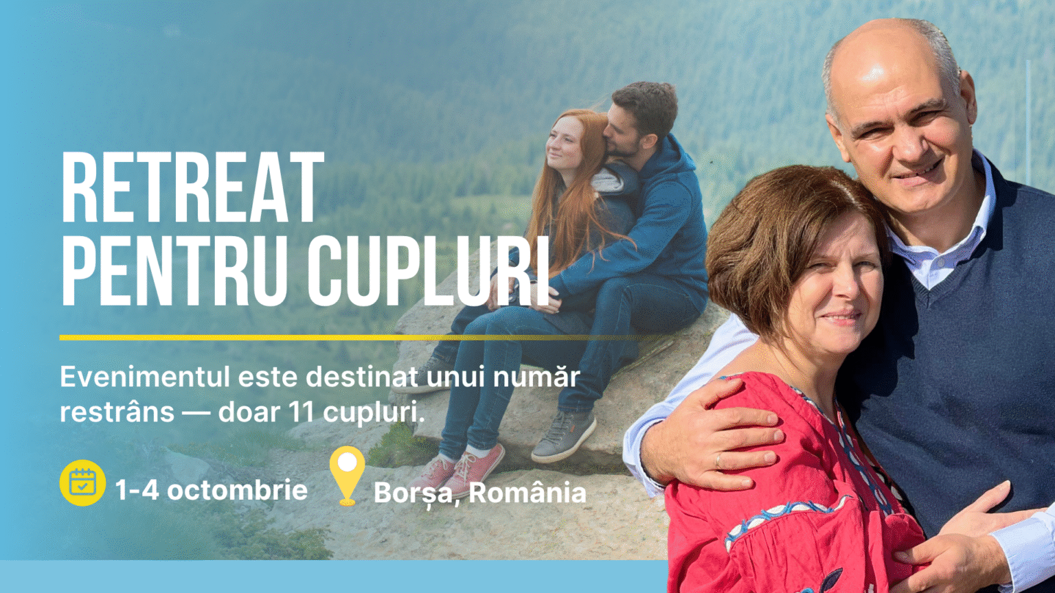 Retreat pentru cupluri căsătorite la Borșa