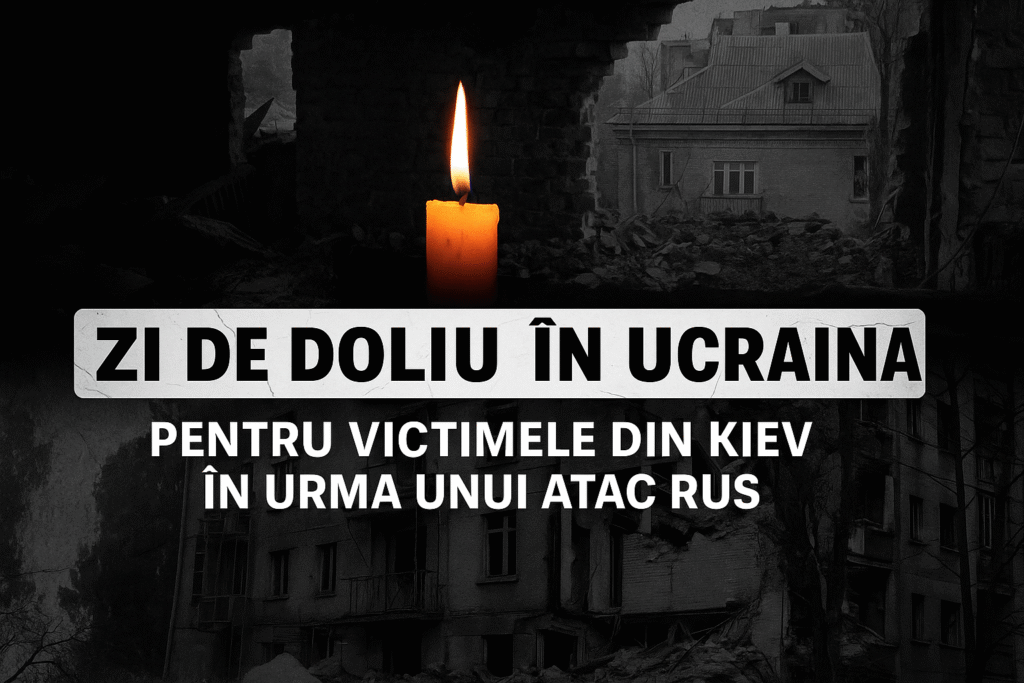 Zi de doliu în Ucraina: 28 de morți în urma atacului rusesc asupra Kievului