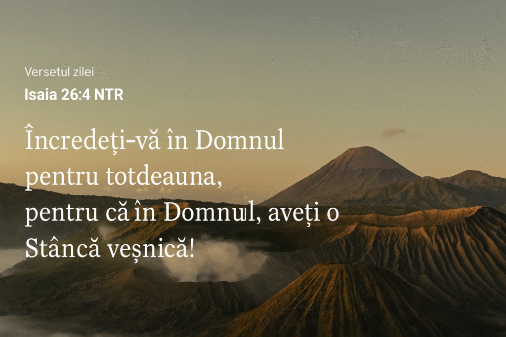 DEVOȚIONAL: În cine ai încredere?