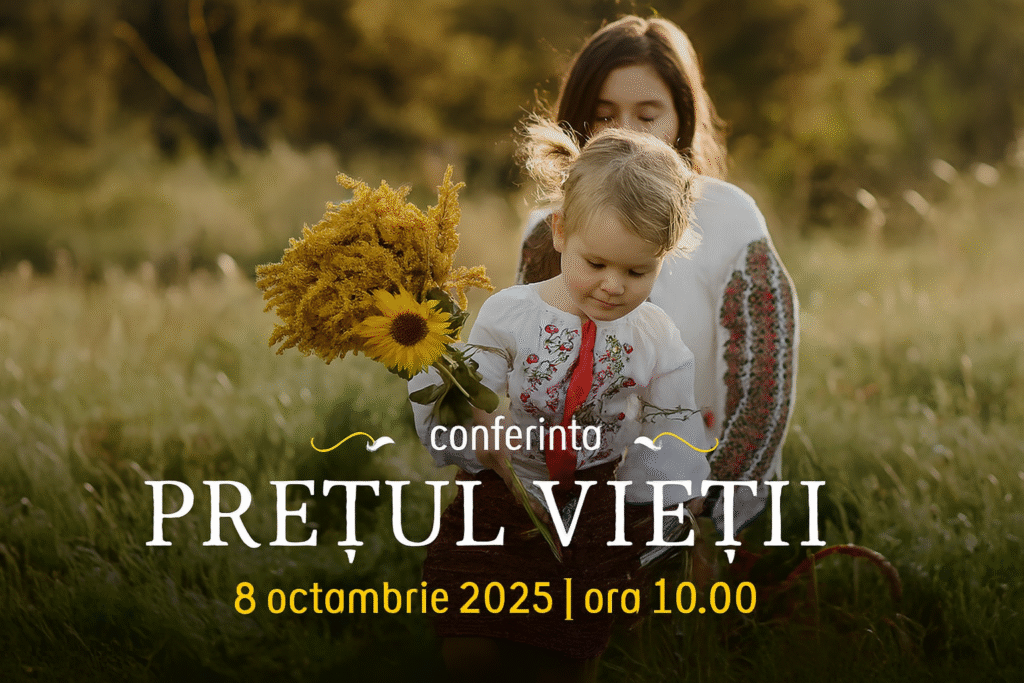 Conferința „Prețul Vieții”! AFR marchează 20 de ani de activism pro-familie și pro-viață