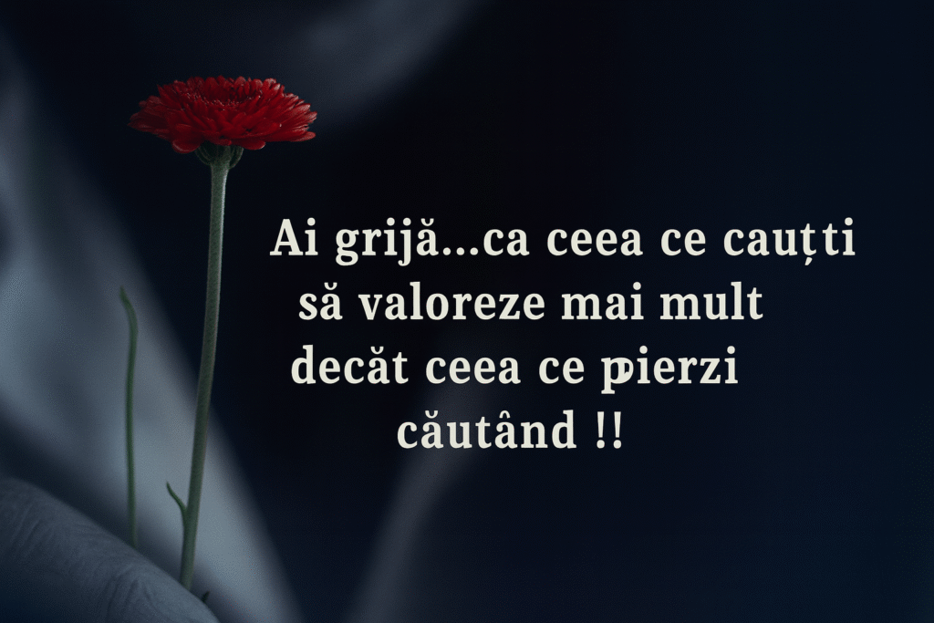 Gândul Zilei: Perfecționismul – boala sufletului care distruge relațiile și credința