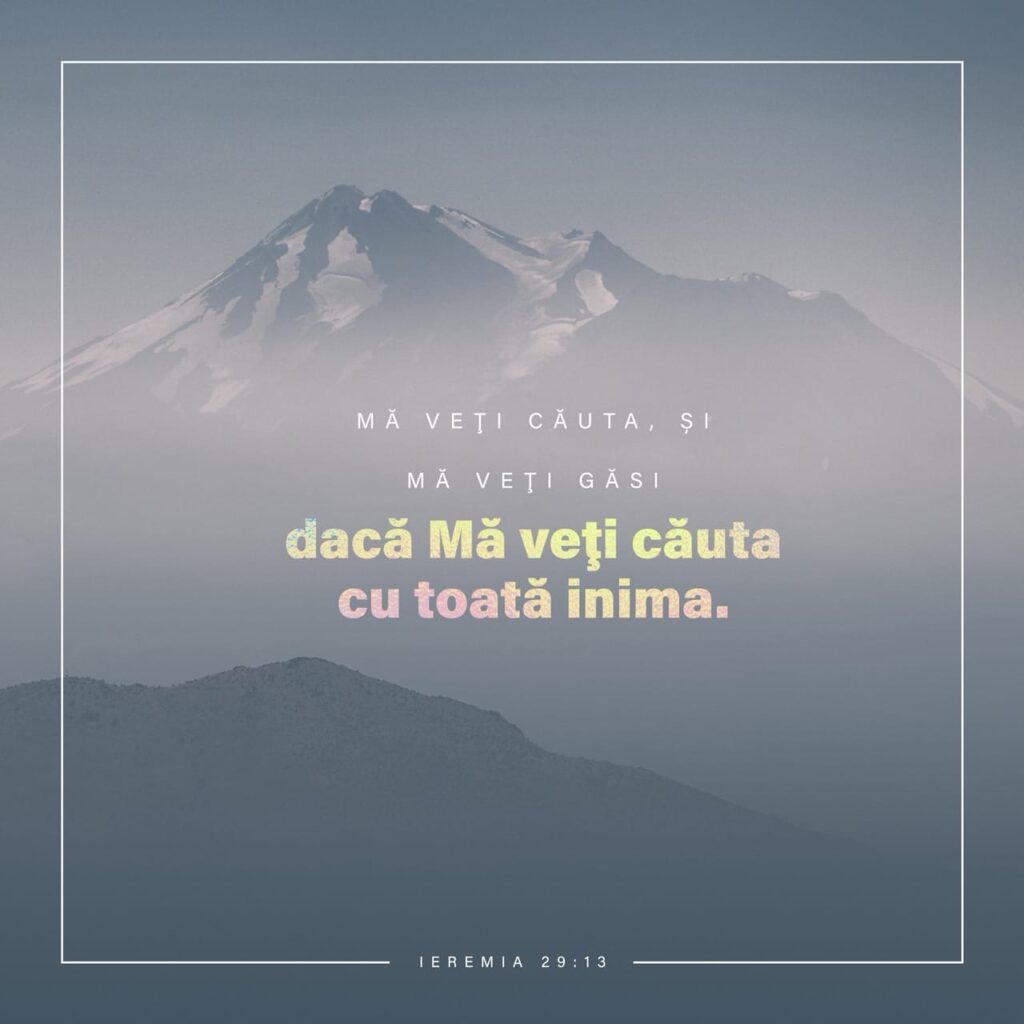 DEVOȚIONAL: Căutarea și găsirea lui Dumnezeu