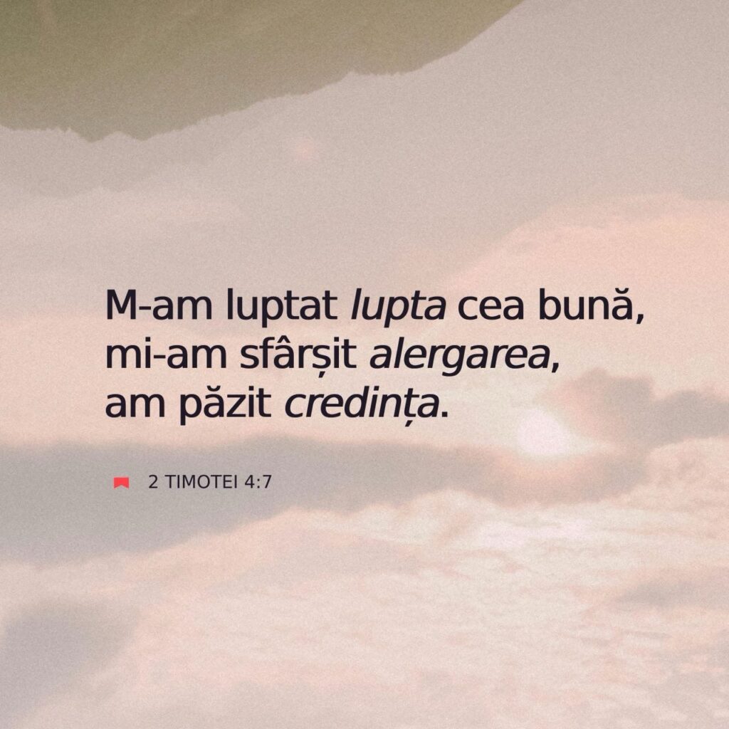 DEVOȚIONAL: Păzește credința