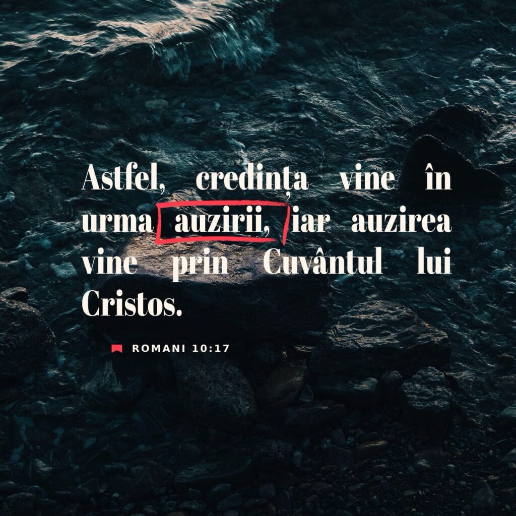 DEVOȚIONAL: Vino, vezi, du-te, spune