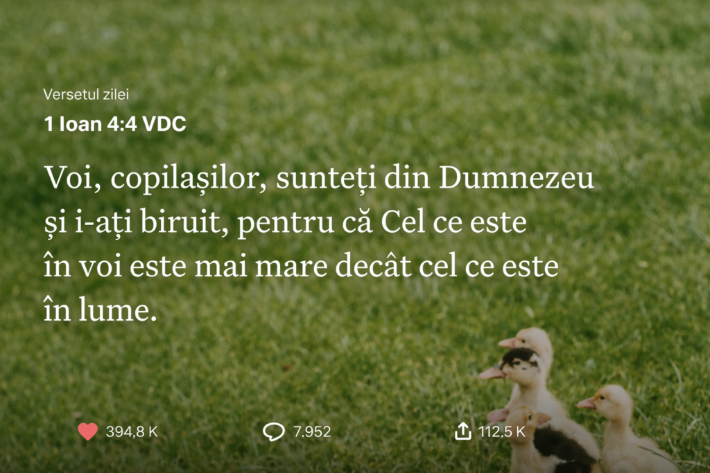 DEVOȚIONAL: Cineva mai Măreț