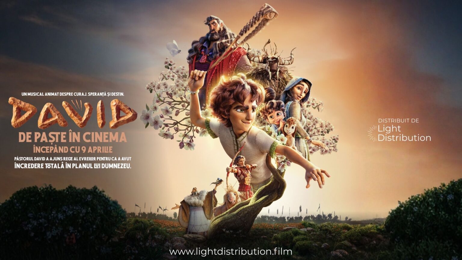 DAVID — musicalul animat epic ajunge în cinematografele din România de Paște