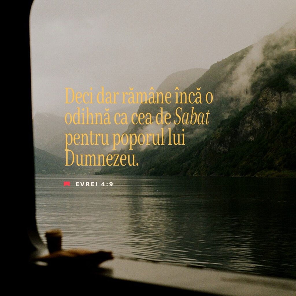 DEVOȚIONAL: Odihna este o realitate