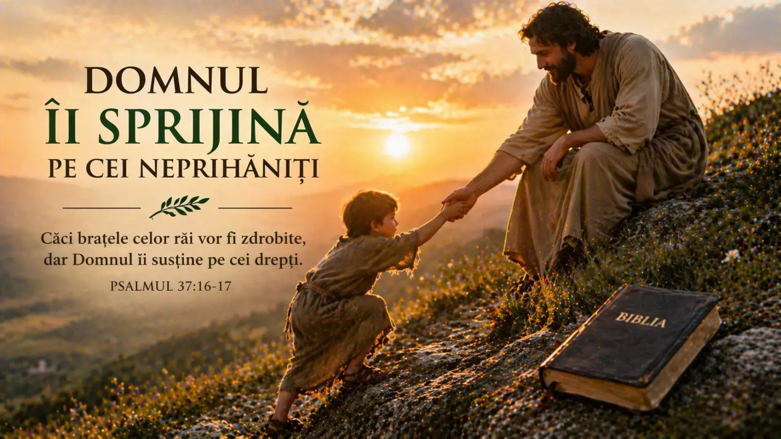 DEVOȚIONAL: Domnul îi sprijină pe cei neprihăniți