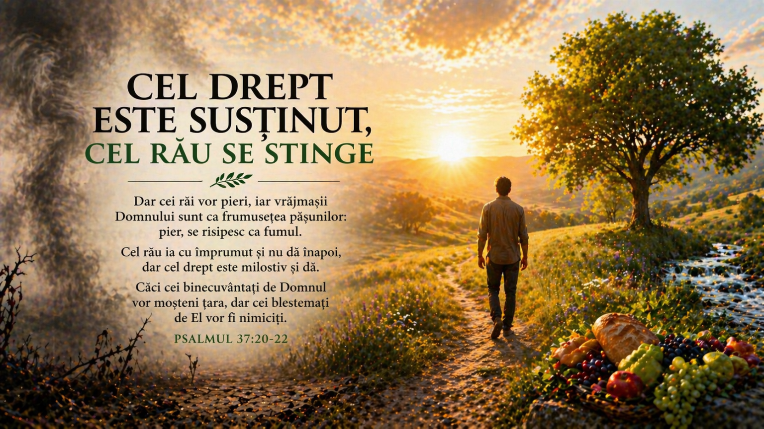 DEVOȚIONAL: Generozitate sub binecuvântarea Tatălui